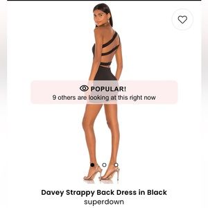 Revolve - Davey Strappy Back Dress in Black
superdown